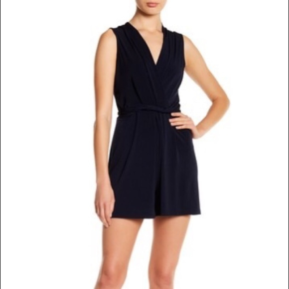 Vince Camuto Drapes Jersey Romper